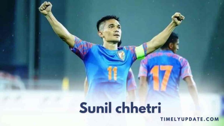 Biography of the world's third greatest football player Sunil Chhetri